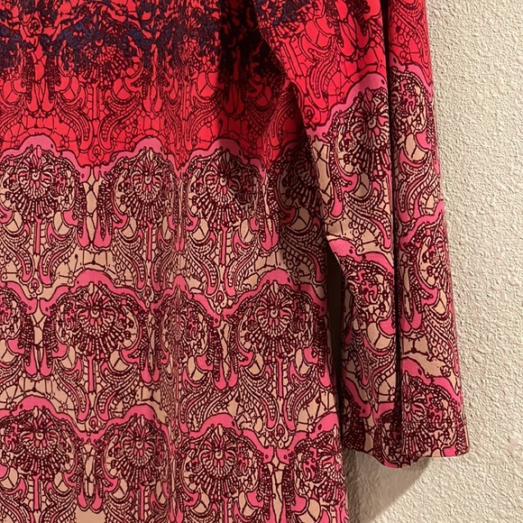 Donna Morgan abstract pattern multicolor dress, size 8 - Picture 5 of 13